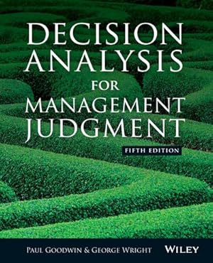 Bild des Verkufers fr Decision Analysis for Management Judgment zum Verkauf von AHA-BUCH GmbH