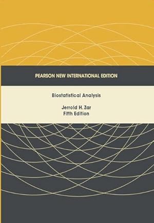 Bild des Verkufers fr Biostatistical Analysis : Pearson New International Edition zum Verkauf von AHA-BUCH GmbH