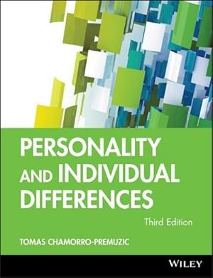 Imagen del vendedor de Personality and Individual Differences a la venta por AHA-BUCH GmbH