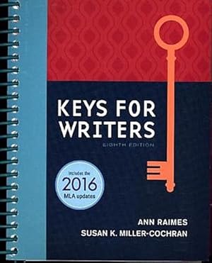 Seller image for Keys for Writers (w/ MLA9E & APA7E Updates) for sale by AHA-BUCH GmbH