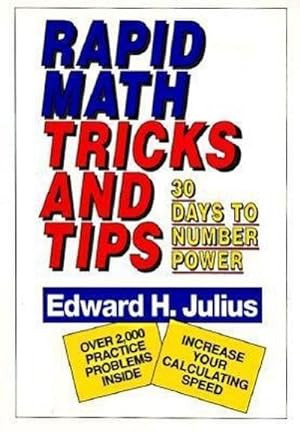 Bild des Verkufers fr Rapid Math Tricks & Tips : 30 Days to Number Power zum Verkauf von AHA-BUCH GmbH