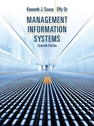 Seller image for Management Information Systems for sale by AHA-BUCH GmbH