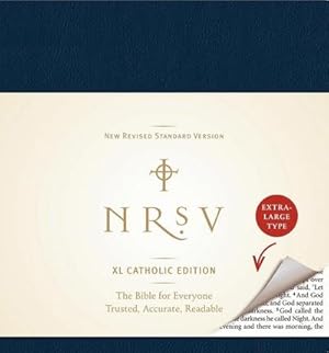 Bild des Verkufers fr NRSV XL, Catholic Edition, Navy Leathersoft : Holy Bible zum Verkauf von AHA-BUCH GmbH