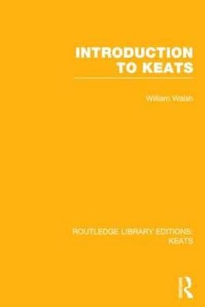Bild des Verkufers fr Introduction to Keats zum Verkauf von AHA-BUCH GmbH