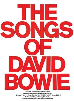 Image du vendeur pour The Songs Of David Bowie mis en vente par AHA-BUCH GmbH