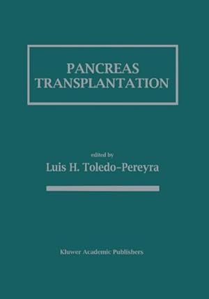 Bild des Verkufers fr Pancreas Transplantation zum Verkauf von AHA-BUCH GmbH