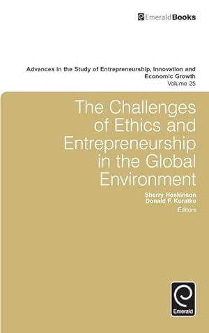 Bild des Verkufers fr The Challenges of Ethics and Entrepreneurship in the Global Environment zum Verkauf von AHA-BUCH GmbH