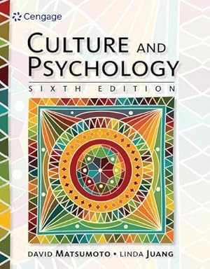 Immagine del venditore per Culture and Psychology venduto da AHA-BUCH GmbH