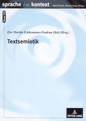 Seller image for Textsemiotik : Studien zu multimodalen Texten for sale by AHA-BUCH GmbH