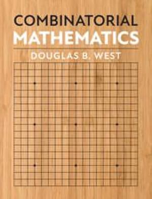 Bild des Verkufers fr Combinatorial Mathematics zum Verkauf von AHA-BUCH GmbH