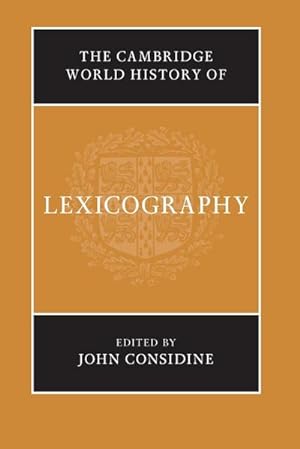 Bild des Verkufers fr The Cambridge World History of Lexicography zum Verkauf von AHA-BUCH GmbH