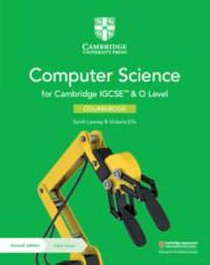 Bild des Verkufers fr Cambridge Igcse(tm) and O Level Computer Science Coursebook with Digital Access (2 Years) zum Verkauf von AHA-BUCH GmbH
