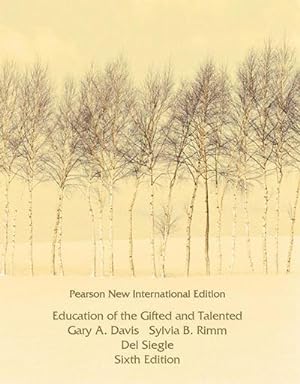 Image du vendeur pour Education of the Gifted and Talented : Pearson New International Edition mis en vente par AHA-BUCH GmbH