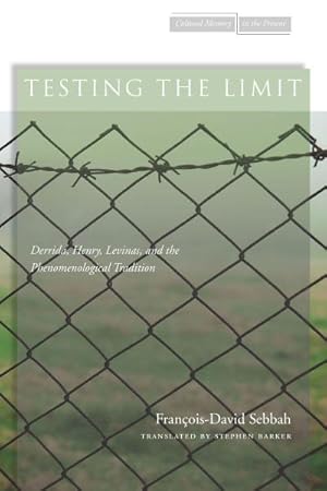 Bild des Verkufers fr Testing the Limit : Derrida, Henry, Levinas, and the Phenomenological Tradition zum Verkauf von AHA-BUCH GmbH