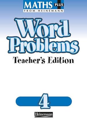 Bild des Verkufers fr Maths Plus Word Problems 4: Teacher's Book zum Verkauf von AHA-BUCH GmbH