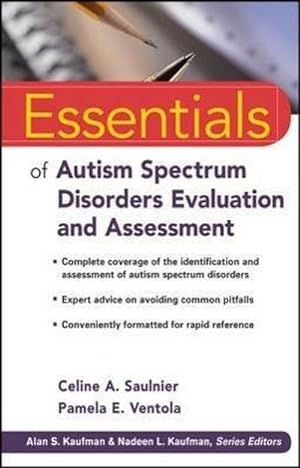 Bild des Verkufers fr Essentials of Autism Spectrum Disorders Evaluation and Assessment zum Verkauf von AHA-BUCH GmbH
