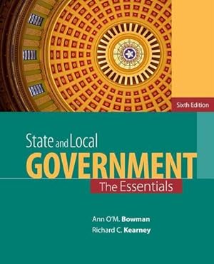 Bild des Verkufers fr State and Local Government : The Essentials zum Verkauf von AHA-BUCH GmbH