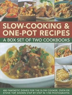 Bild des Verkufers fr Slow-cooking & One-pot Recipes: a Box Set of Two Cookbooks : 400 Fantastic Dishes for the Slow Cooker, Oven or Stove Top, Shown Step by Step in 1700 Photographs zum Verkauf von AHA-BUCH GmbH