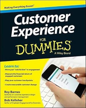 Bild des Verkufers fr Customer Experience For Dummies zum Verkauf von AHA-BUCH GmbH