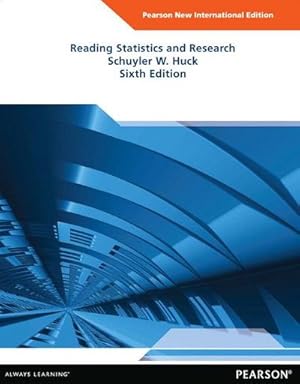 Imagen del vendedor de Reading Statistics and Research : Pearson New International Edition a la venta por AHA-BUCH GmbH