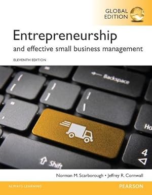 Seller image for Entrepreneurship and Effective Small Business Management, Global Edition for sale by AHA-BUCH GmbH