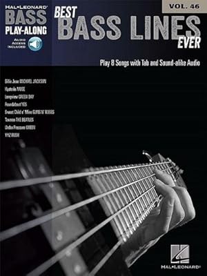 Bild des Verkufers fr Best Bass Lines Ever : Bass Play-Along Volume 46 zum Verkauf von AHA-BUCH GmbH