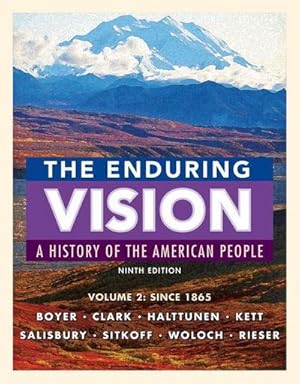 Seller image for The Enduring Vision, Volume II: Since 1865 for sale by AHA-BUCH GmbH