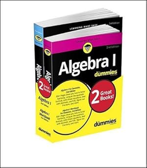 Bild des Verkufers fr Algebra I For Dummies Book + Workbook Bundle zum Verkauf von AHA-BUCH GmbH