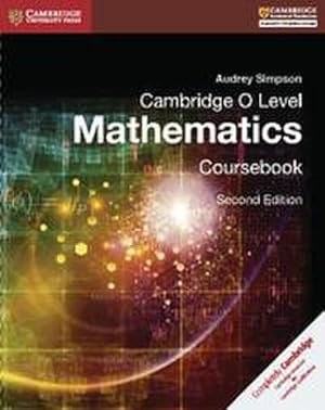 Bild des Verkufers fr Cambridge O Level Mathematics Coursebook zum Verkauf von AHA-BUCH GmbH