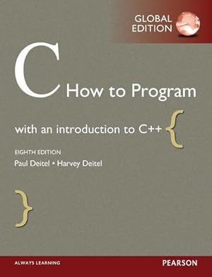 Seller image for C How to Program, Global Edition for sale by AHA-BUCH GmbH