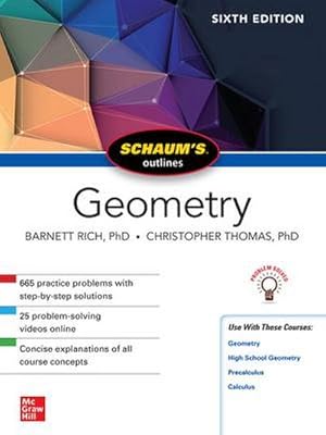 Bild des Verkufers fr Schaum's Outline of Geometry zum Verkauf von AHA-BUCH GmbH
