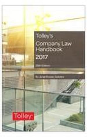 Seller image for Tolley's Company Law Handbook for sale by AHA-BUCH GmbH