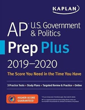 Bild des Verkufers fr AP U.S. Government & Politics Prep Plus 2019-2020 : 3 Practice Tests + Study Plans + Targeted Review & Practice + Online zum Verkauf von AHA-BUCH GmbH