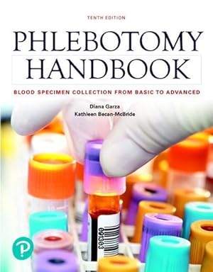 Bild des Verkufers fr Phlebotomy Handbook : Blood Specimen Collection from Basic to Advanced zum Verkauf von AHA-BUCH GmbH