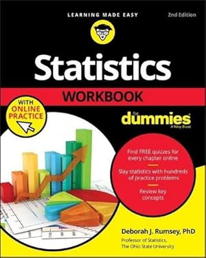Immagine del venditore per Statistics Workbook For Dummies with Online Practice venduto da AHA-BUCH GmbH