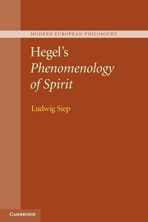 Bild des Verkufers fr Hegel's Phenomenology of Spirit zum Verkauf von AHA-BUCH GmbH