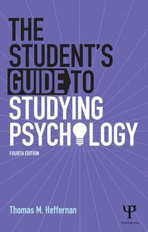 Bild des Verkufers fr The Student's Guide to Studying Psychology zum Verkauf von AHA-BUCH GmbH