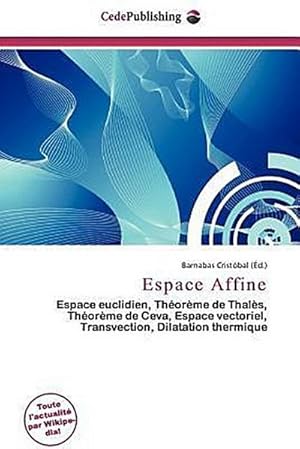 Imagen del vendedor de Espace Affine a la venta por AHA-BUCH GmbH