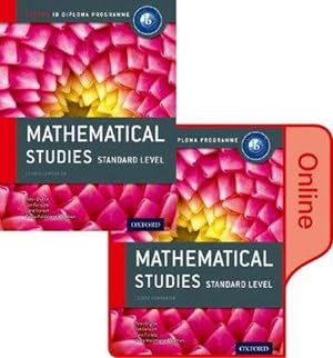 Bild des Verkufers fr IB Mathematical Studies Print and Online Course Book Pack: Oxford IB Diploma Programme zum Verkauf von AHA-BUCH GmbH