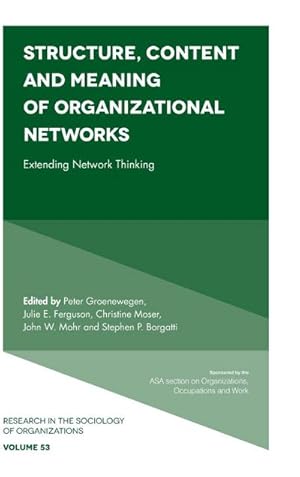 Seller image for Structure, Content and Meaning of Organizational Networks for sale by AHA-BUCH GmbH