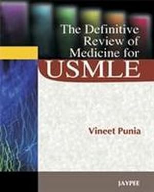 Immagine del venditore per Definitive Review of Medicine for USMLE venduto da AHA-BUCH GmbH