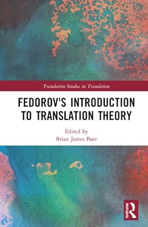 Bild des Verkufers fr Fedorov's Introduction to Translation Theory zum Verkauf von AHA-BUCH GmbH