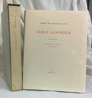 Seller image for Serge Sandrier. for sale by Librairie In-Quarto