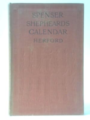 Bild des Verkufers fr Shepheard's Calendar zum Verkauf von World of Rare Books
