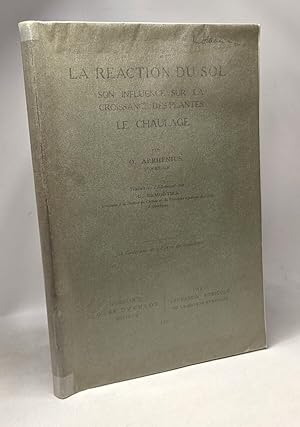 La réaction du sol - son influence sur la croissance des plantes - Le Chaulage