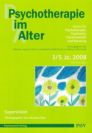 Bild des Verkufers fr Psychotherapie im Alter. Nr. 19. Supervision. 3/2008. 5. Jahrgang. Forum fr Psychotherapie, Psychiatrie, Psychosomatik und Beratung. Hrsg. von Peter Burle, Johannes Kipp, Meinolf Peters, Hartmut Radebold, Astrid Riehl-Emde, Angelika Trilling und Henning Wormstall. zum Verkauf von Fundus-Online GbR Borkert Schwarz Zerfa