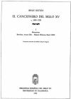 CANCIONERO DEL SIGLO XV (C.1360-1520) I