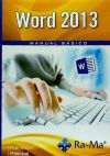 Imagen del vendedor de Word 2013. Manual bsico a la venta por Agapea Libros