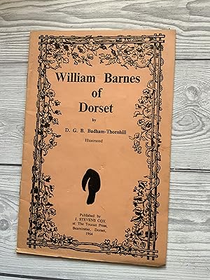 Immagine del venditore per William Barnes of Dorset venduto da Nangle Rare Books