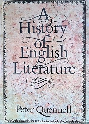 Bild des Verkufers fr A History of English Literature zum Verkauf von Klondyke